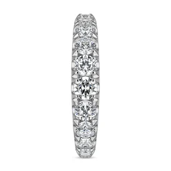 Platin oder Weißgold Ring mit lab grown Brillanten BDR0093LG-WSL