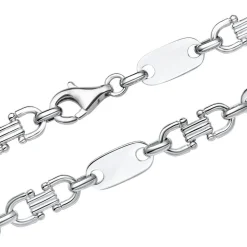 Plattenkette für Herren aus 925er Silber PLN0100-RH