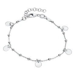 Plättchen Armband aus Sterlingsilber SB0444