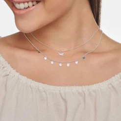 Plättchenkette aus Sterlingsilber KE2107-001-21