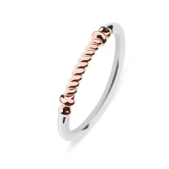 Portside Ring für Damen aus Edelstahl, teilweise rosé PH-FR-PRO-SR