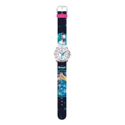 Quarzuhr Eisprinzessin mit Textilarmband für Mädchen 280378017