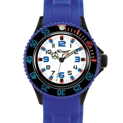 Quarzuhr für Jungen aus Kunststoff, Silikon, blau 280303019