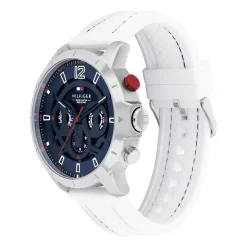 Quarzuhr Luca für Herren aus Edelstahl, Silikonarmband 1792148