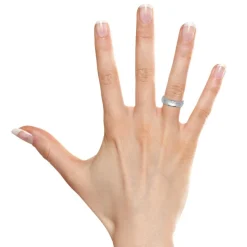 Ring 925 Silber Zirkonia inkl. Lasergravur R8502czlge