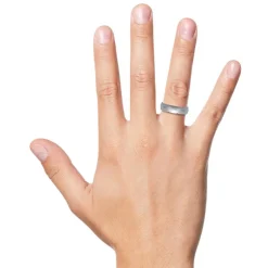 Ring 925 Silber Zirkonia inkl. Lasergravur R8502czlge