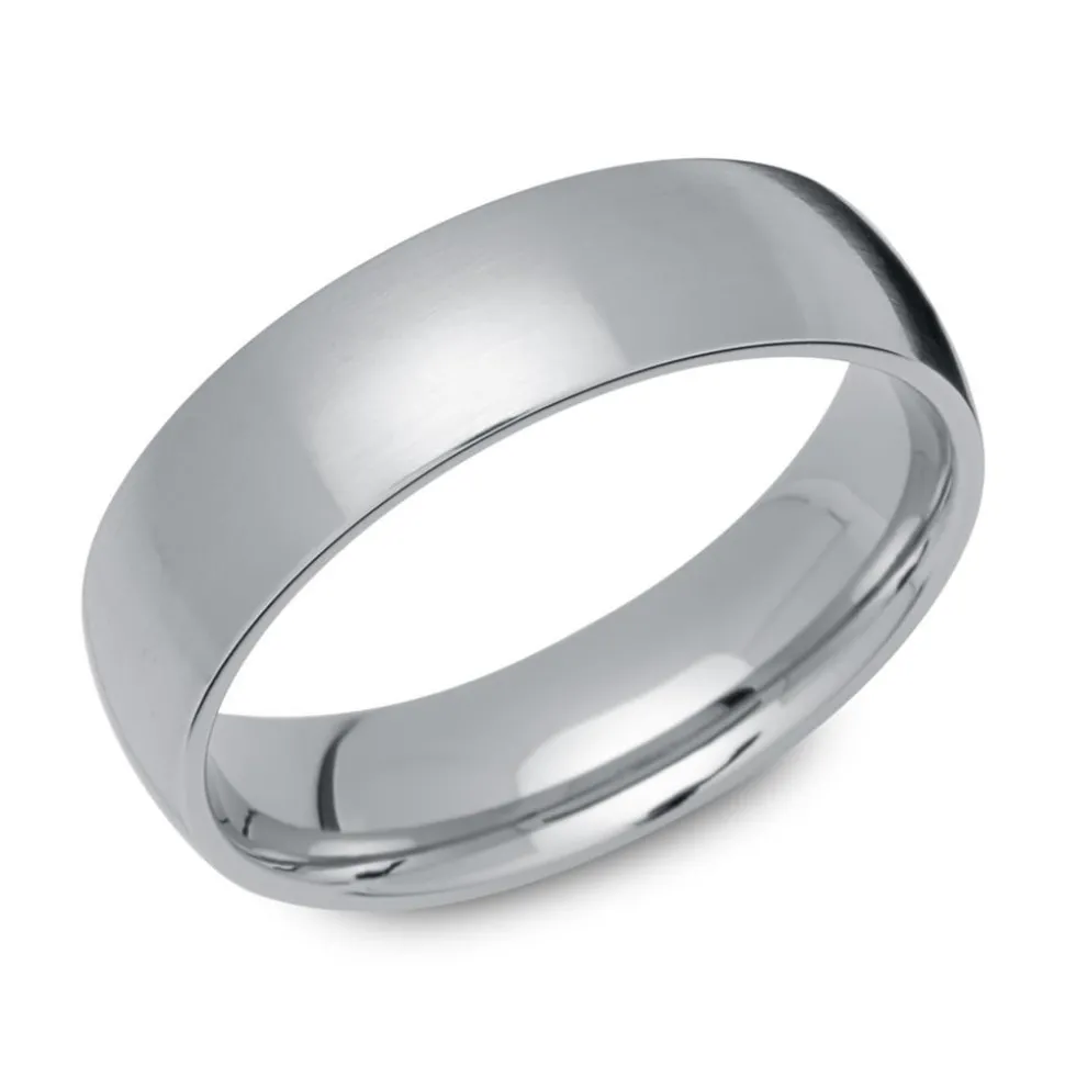Ring aus Edelstahl mattiert 6mm R9210SL
