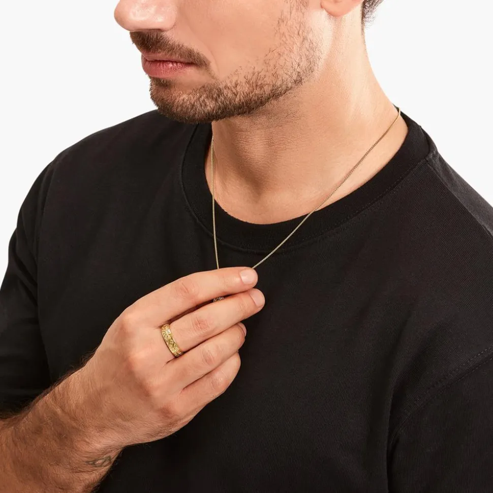 Ring aus 925er Silber, Zirkonia, gold, gravierbar TR2455-414-39