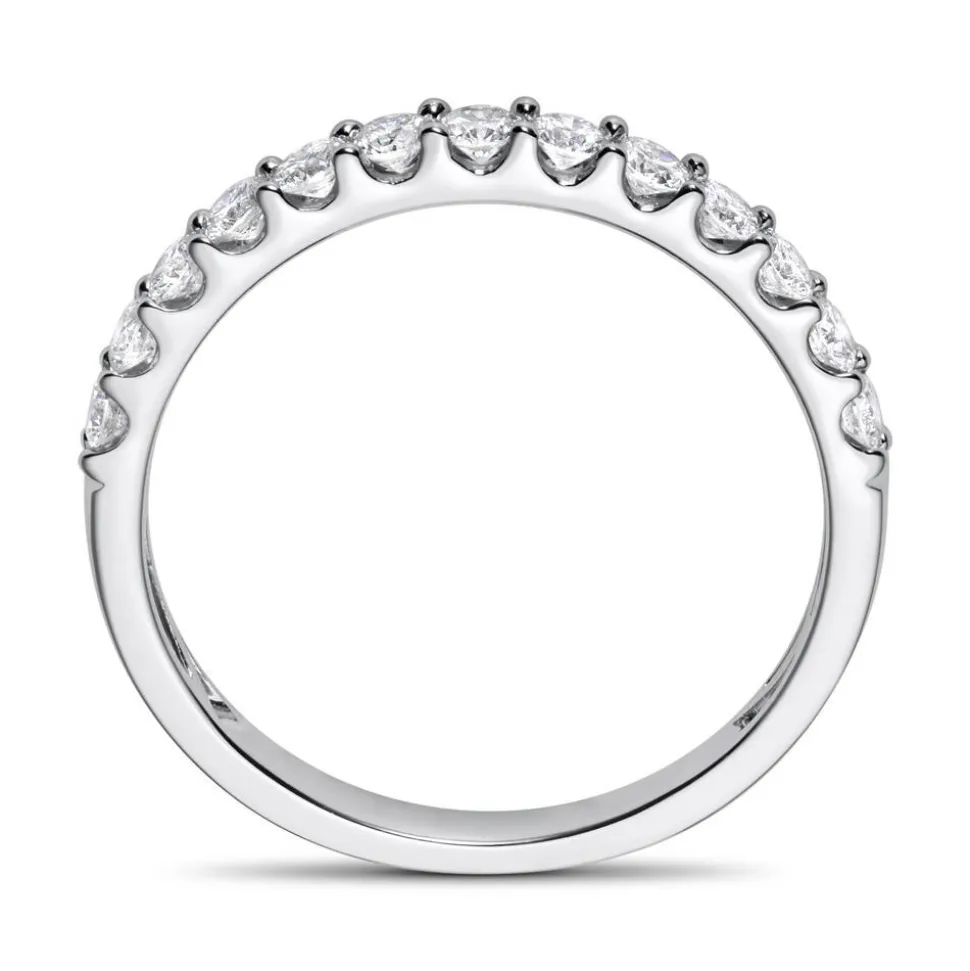 Ring aus 750er Weißgold mit Diamanten, ca. 0,47 ct. DR0527-18KW-SL