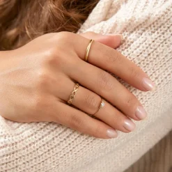 Ring aus 14-karätigem Gold ER0005-14KYSL