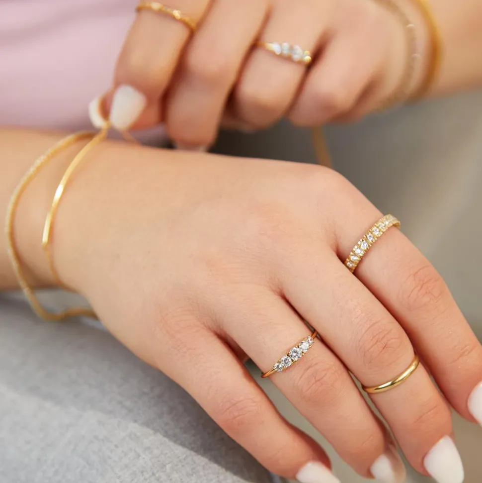 Ring aus 14-karätigem Gold ER0005-14KYSL