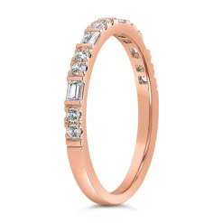 Ring aus Roségold mit lab grown Diamanten für Damen BDR0065LG-RSL