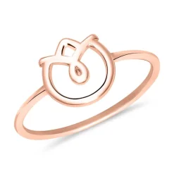 Ring Blüte für Damen aus Sterlingsilber, rosé LSR0054-R
