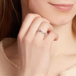 Ring Blätter aus 925er Sterlingsilber LSR0021