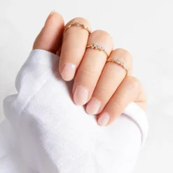 Ring Blätterranke aus 925er Silber rosévergoldet LSR0023