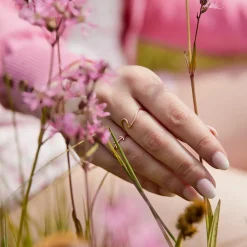 Ring Blätterranke aus 925er Silber rosévergoldet LSR0023