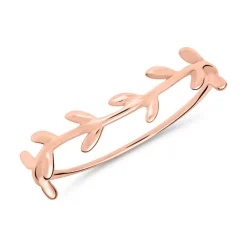 Ring Blätterranke aus 925er Silber rosévergoldet LSR0023