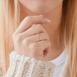 Ring Blätterranke aus vergoldetem 925er Silber LSR0022