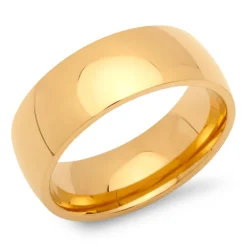 Ring Edelstahl vergoldet 8mm R9190SL