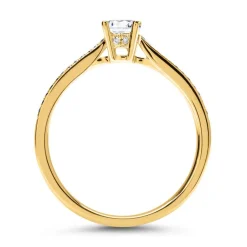 Ring 750er Gold mit Diamanten DR0134-SL-18K-G