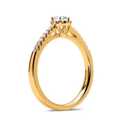 Ring 750er Gold mit Diamanten DR0295SL-18KG