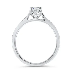 Ring 950er Platin für Diamanten DR0117SL-PT