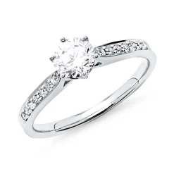 Ring 950er Platin mit Brillanten DR0115SL-PT