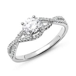 Ring 950er Platin mit Brillanten DR0169SL-PT