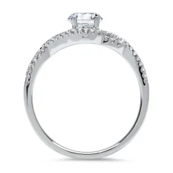 Ring 950er Platin mit Brillanten DR0169SL-PT