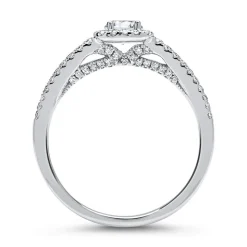 Ring 950er Platin mit Diamanten DR0161SL-PT