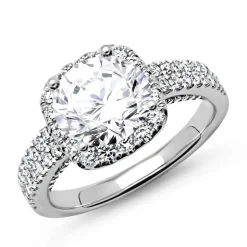 Ring 950er Platin mit Diamanten DR0163SL-PT