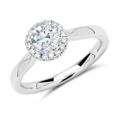 Ring 950er Platin mit Diamanten DR0286SL-PT