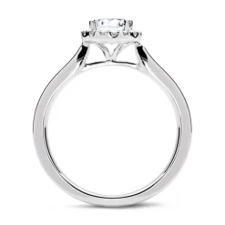 Ring 950er Platin mit Diamanten DR0286SL-PT