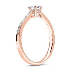 Ring 750er Roségold mit Diamanten DR0134-SL-18K-R