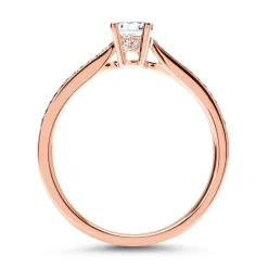 Ring 750er Roségold mit Diamanten DR0134-SL-18K-R