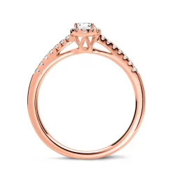 Ring 750er Roségold mit Diamanten DR0295SL-18KR