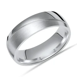 Ring 925er Silber matt/poliert 6,5 mm R8534SL