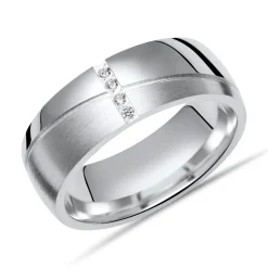 Ring 925er Silber mit Zirkonia 6,5 mm R8534czSL
