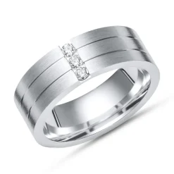 Ring 925er Silber mit Zirkonia 6,5 mm R8511czSL