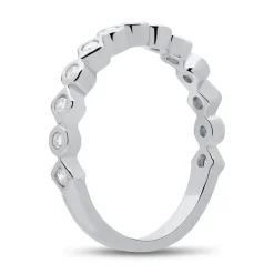 Ring 925er Sterlingsilber Zirkonia gravierbar SR0419SL