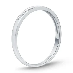 Ring 585er Weißgold mit 13 Diamanten 0,1105 ct. DR0221SL