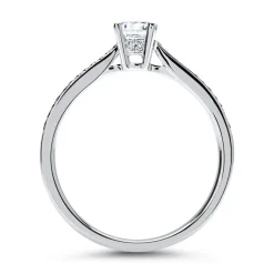 Ring 750er Weißgold mit Diamanten DR0134-SL-18k