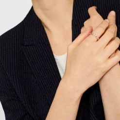 Ring Flow aus Sterlingsilber rosé mit Zirkonia ESRG005213