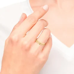 Ring für Damen aus vergoldetem Sterlingsilber 2037826
