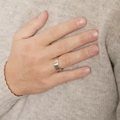 Ring für Herren aus 925er Silber rosévergoldet R8587SL