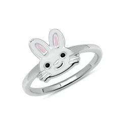 Ring für Mädchen mit Hasen Motiv CR0003SL