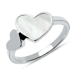 Ring Herzen aus 925er Silber, gravierbar SR0429SL