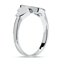 Ring Herzen aus 925er Silber, gravierbar SR0429SL