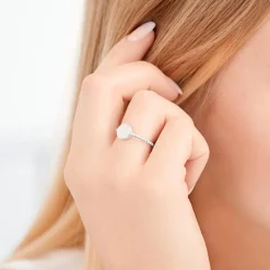 Ring im Kugeldesign aus 925er Silber gravierbar SR0445SL