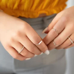 Ring im Stäbchen Design aus 925er Sterlingsilber LSR0030